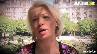 The French Blonde Mom Loves Anal - Blowjob, fetish ass fucking in bondage