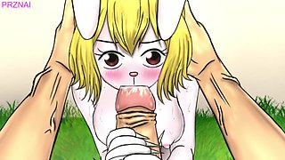 Cute Carrot Blowjob(one Piece)