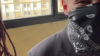 Cuckolded Husband Watching His Wife in a Ménage À Trois in Their Own Bed