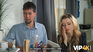 Vip4k. unexpected cheating makes her labia so moist