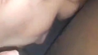 Sucking His BBC Licking His Balls Nice and Sloppy Back of My Car