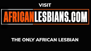 Ebony african lesbian couple tasting pussy