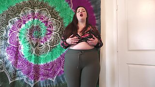 Teen BBW Gives Sexy Stiptease and JOI with Multiple Countdowns