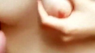 Cum on Her Teenytitts