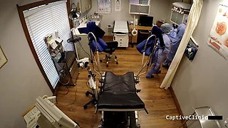 Immigration Doctor Exam: Nurse Katie St Ives Blowjob & Bondage in Medical Fetish HD