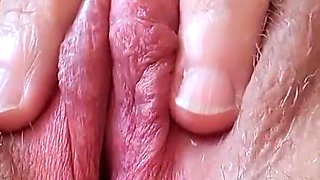 Extreme Close up Pussy and Beautiful Clit! Girl Shows Her Pink Wet Creamy Pussy Perfect Orgasm