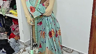 Innocent New Maid Fucked by Husband While Wife Cooking in Kitchen