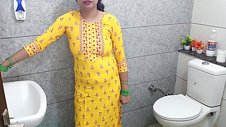 Indian Hot Step Mother Fucked Step Son Dirty in Washroom in Hindi Audio