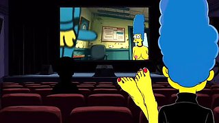 Hot Milf Mrs. Simpson Teases with Dirty Feet - Foot Fetish JOI & Cartoon Parody