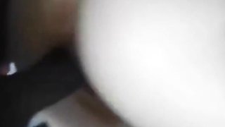 White chick fingered and fucked by a black guy