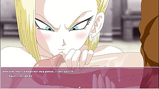 Android Quest For The Balls - Dragon Ball Part 3 - Android 18 And The Big Dick By LoveSkySanX