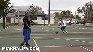 Mia Khalifa - Rico Strong and Charlie Mac blasting that arab vulva with Big Black Cock