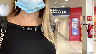 Maeva Takes A Strangers Cock At The Airport