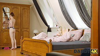 Daddy4k. Big Dick hooded hero revved out to be girlfriend's daddy!