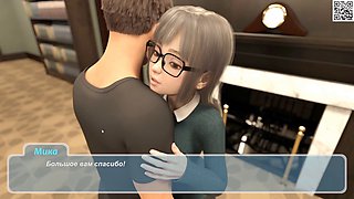 Stepfamily spy game featuring stepdaughters in a wild porn adventure