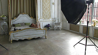 Katya Clover on photo session 'Call Me Clover' by Henry Sharpe (Antonio Clemens), backstage, NUDE-part 2
