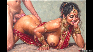 Indian girl fucked by foreigner big black cock inside indian wet pussy