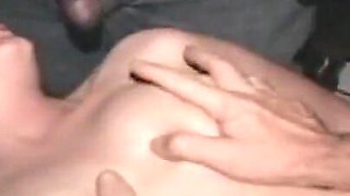 Pigtails Anal Ghetto Teen Gangfucked in 18yo Cunt and Asshole in Filthy Porno Theater Penis Party Sperm Scene