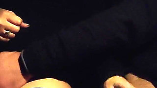 Public Sex at Night: Triple Action with Teacher, Finishes Cum in Mouth! - Misscreamy