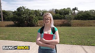 BANGBROS - Annie Archer Gets Her Taut Rectum Opened up By The Fattest Wood She Has Ever Seen