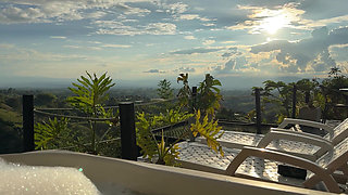 Having Sex with a Stranger in the Hotel's Public Jacuzzi! Nath Gomez