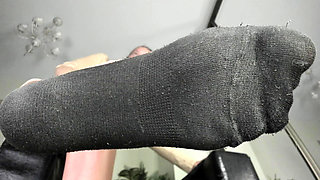 Black Socks in Long Feet