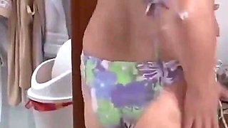 Latina Wife Enjoys Sex on the Beach, Shows off in Bikini, Masturbates, Cum on Her Tits and Hairy Pus