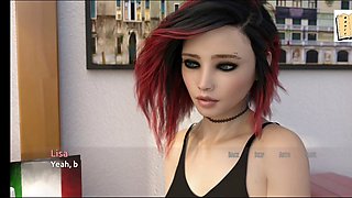 Big booty in an immersive hentai visual novel experience