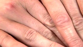 Sampling her sweet nectar