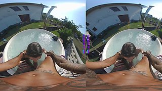 PURITYVR Orgasm in the jacuzzi with Dahlia