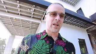 Husband of pornstar Cory Chase shows their new house being built