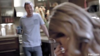 The Babysitter Is Fingering Herself On The Sofa Solo - Jessy Jones And Jane Wilde