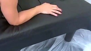 Busty secretary likes black and rough