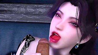 3D Big Boobs Slut Wearing Sexy Dress Got Fucked so Hard