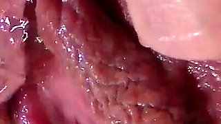 Girl Pees From Very Close with Spread Pussy