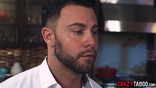 Steamy strange girl came and fucks couple