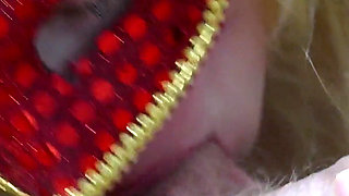 Perverted MILF on Her Knees to Get a Taste of That Big Cock