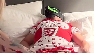Multi Feature - Mistress Kora Bell Plays with Good Boi Pup Pegging Him & Worshipping Her