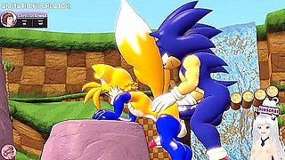 Car Toon In Sonic Sticks His Huge Cock Into Tails Until He Cums Inside (lordcuckness Animation) - Jazziuu
