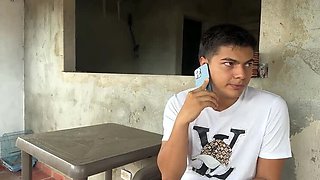 My sexy neighbor's huge cock fills me after his breakup - Manuela Alvarez takes advantage