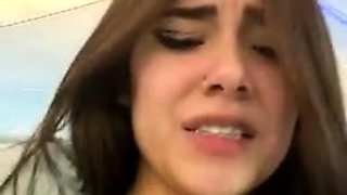 Naughty Japanese babe Ayaka Tomoda masturbates