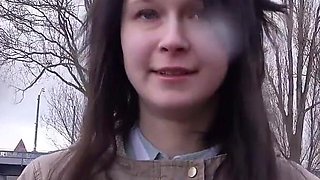 German Scout - Flexible Shy Girl Sweetie Plum Pickup and Fuck