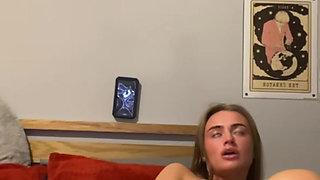 Watch this Scottish goth teen every inch of her fingers teasing moans from deep inside