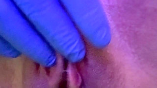 Huge Clitoris Orgasm, Wet and Squirting