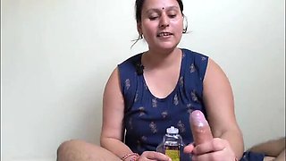 Pujaprem Gives Hot Blowjob with Cum in Mouth - Deep Throat & Monster Cock