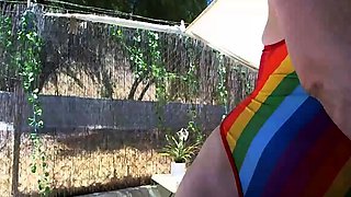 Great Big Boobs On Masturbating Redhead