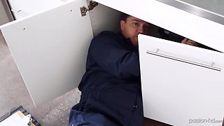 Housewives Go Nuts Over Bill, Pay Handyman With Their Pussies
