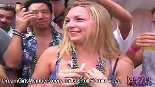 Hot Bartender Pool Party - Public Flashing & Wild Pussy Action