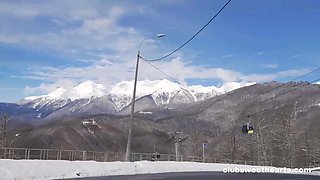 Ready, Set, Snow! Lesbian Foursome for ClubSweethearts