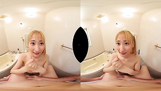 Inviting asian slut horny VR video